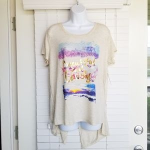 No Boundaries Juniors Lace Back Top Sz XXL